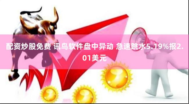 配资炒股免费 讯鸟软件盘中异动 急速跳水5.19%报2.01美元